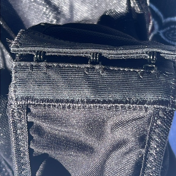 NWT Size Large Cup Lady Princess Black high cut bodysuit with embroidery. - Picture 7 of 9